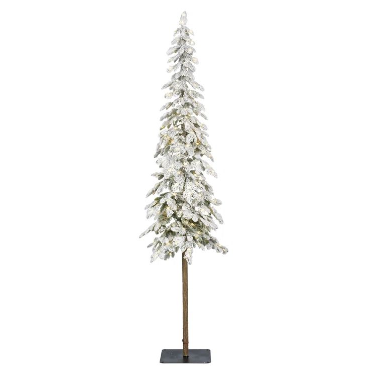 84'' Lighted Artificial Fir Christmas Tree | Wayfair North America