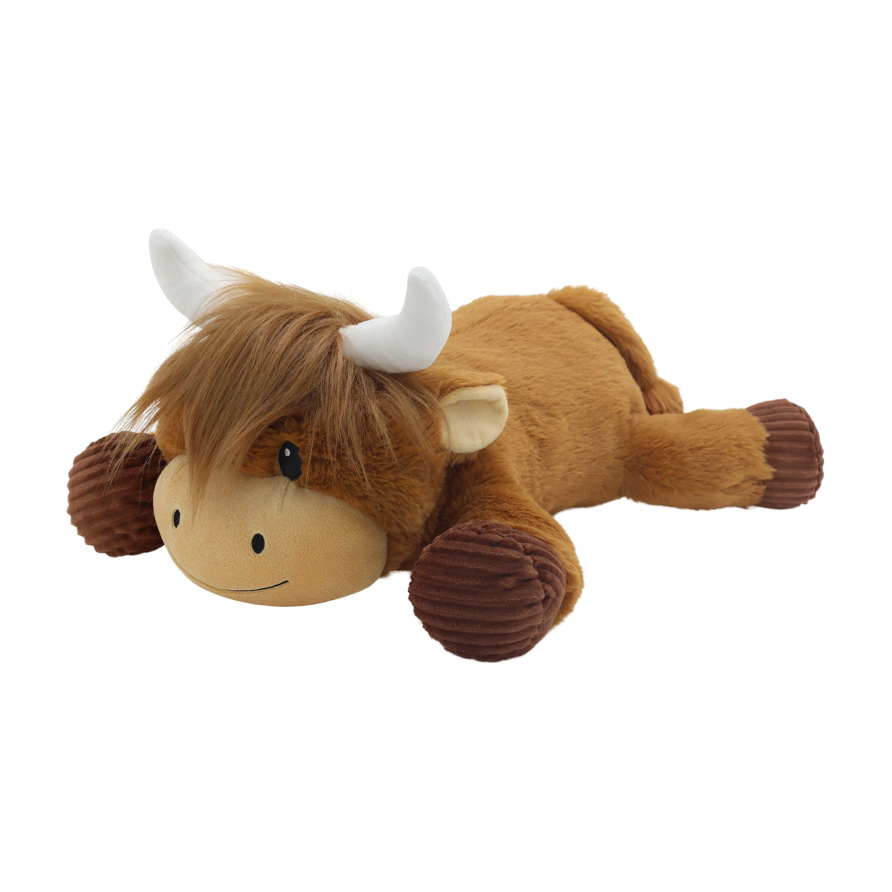Easter Brown Floppy Highland Cow Plush, by Way To Celebrate | Walmart (US)