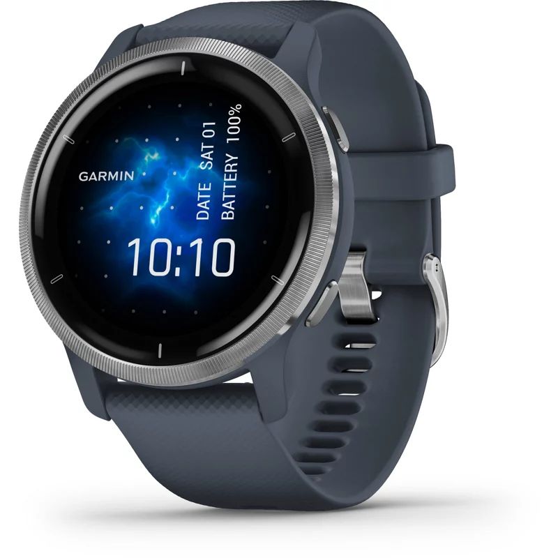 Garmin Venu 2 GPS Watch Blue Light/Gray - Open Sell Watches at Academy Sports | Academy Sports + Outdoors