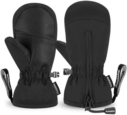 Andake Kids Ski Mittens Winter Warm Waterproof & Breathable Toddler Snow Gloves with Easy-to-Wear... | Amazon (CA)