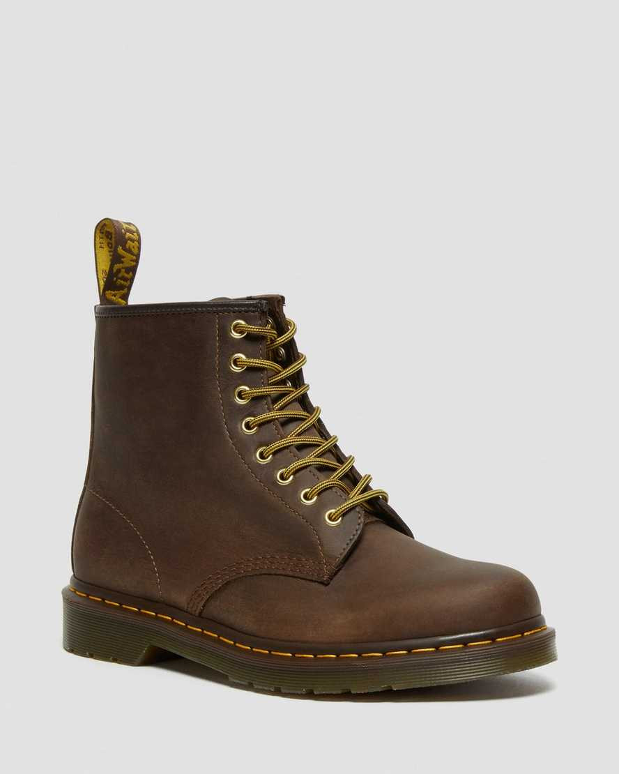 DR MARTENS 1460 CRAZY HORSE LEATHER LACE UP BOOTS | Dr Martens (UK)