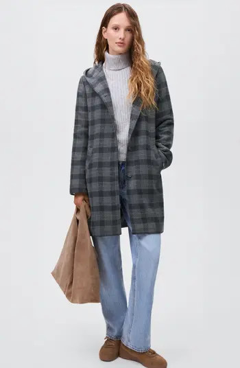 Plaid Hooded Coat | Nordstrom