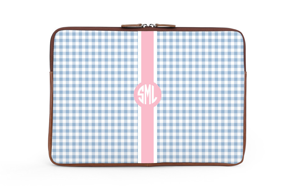 Buchanan 15'' Laptop Case - Monogram Stripe | Barrington Gifts