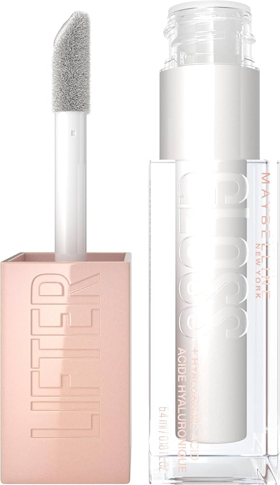 Maybelline Lifter Gloss, Hydrating Lip Gloss with Hyaluronic Acid, High Shine for Plumper Looking... | Amazon (US)
