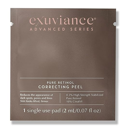 EXUVIANCE Pure Retinol Correcting Peel Weekly At-Home Chemical Peel For Dark Spots, 6 ct. | Amazon (US)