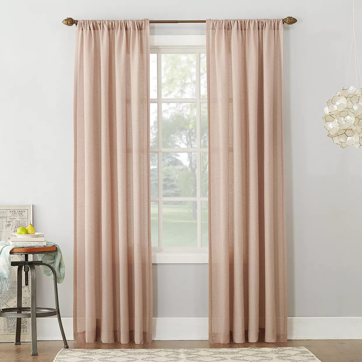 No. 918 1-Panel Amalfi Sheer Curtain | Kohl's
