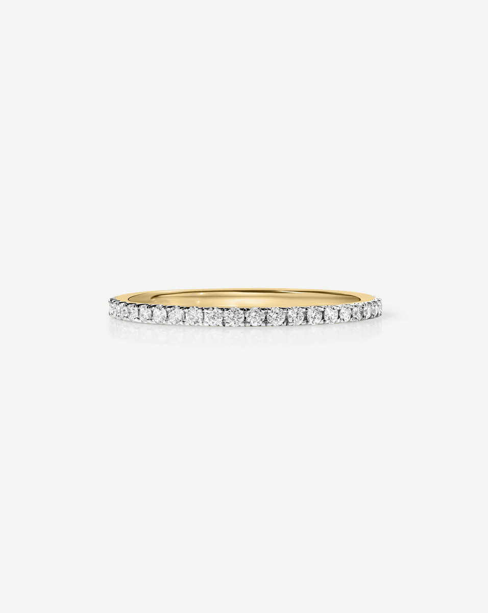1.3 mm Perfect Pavé Diamond Ring | Ring Concierge