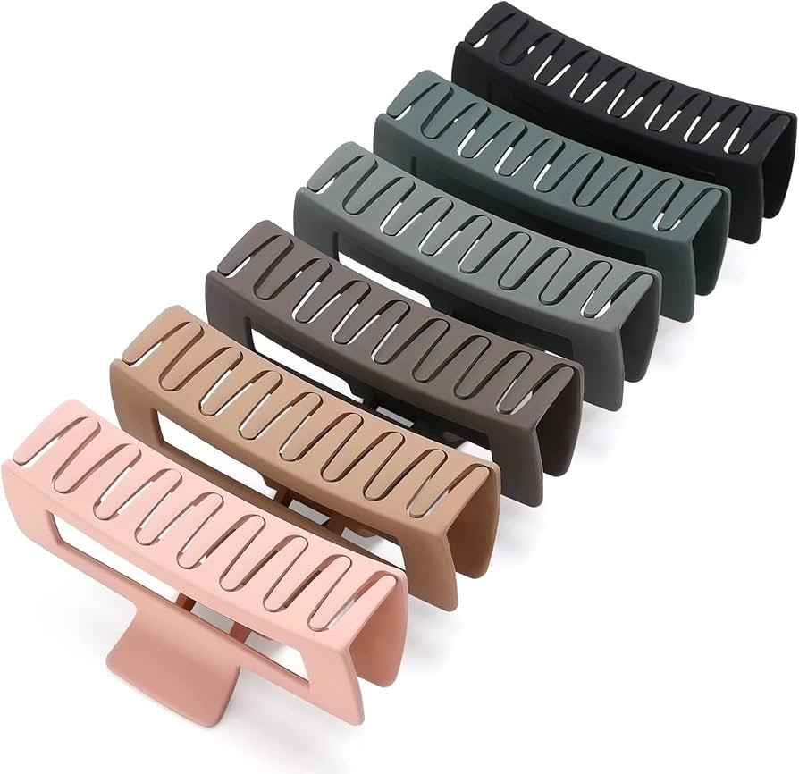 5 Inch Extra Large Hair Clips, Big Claw Clips for Thick Long Curly Hair, Strong Hold Jaw Clip Ove... | Amazon (US)