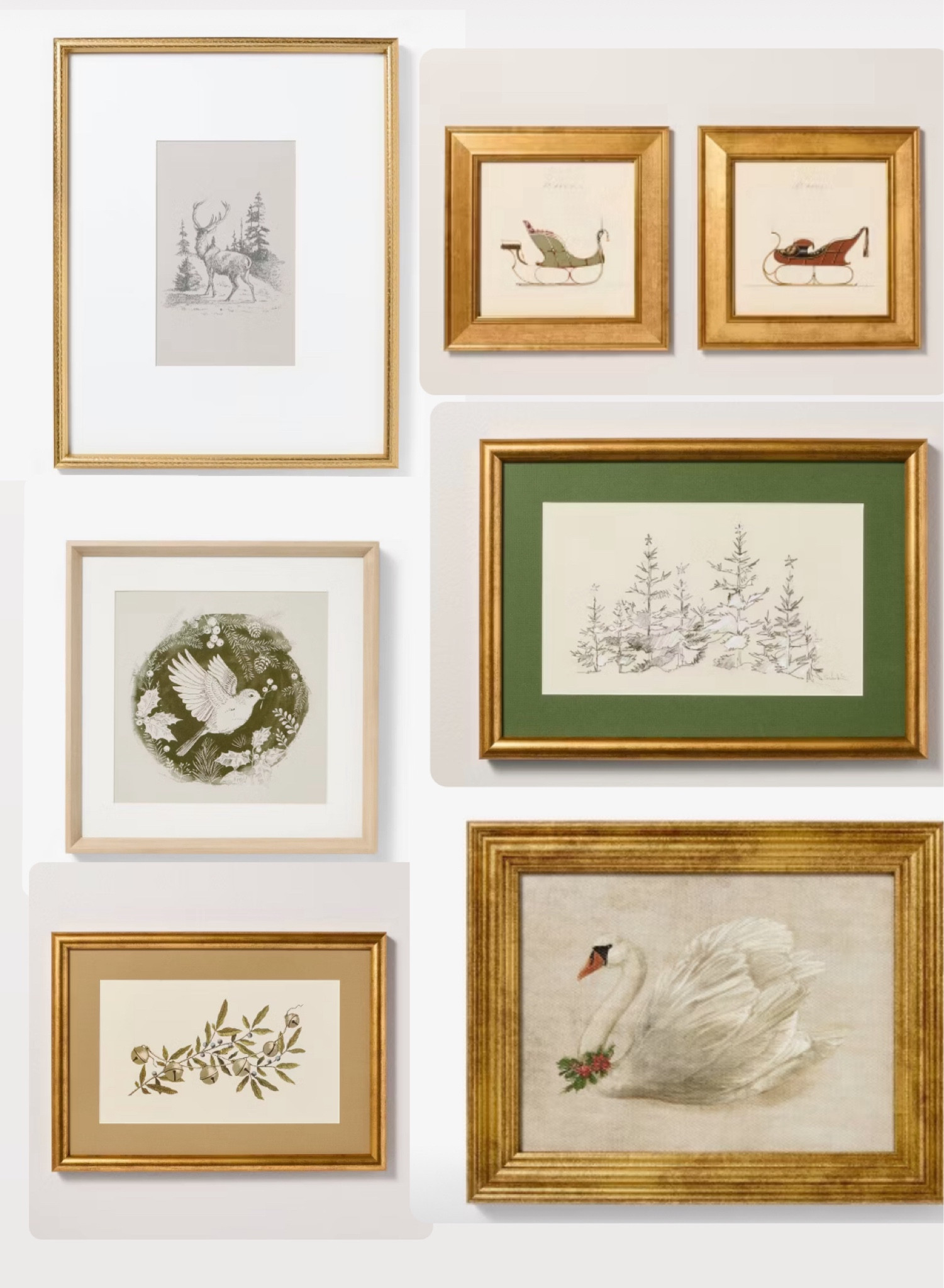 Affordable holiday framed art✨

#LTKHome #LTKSeasonal #LTKHoliday