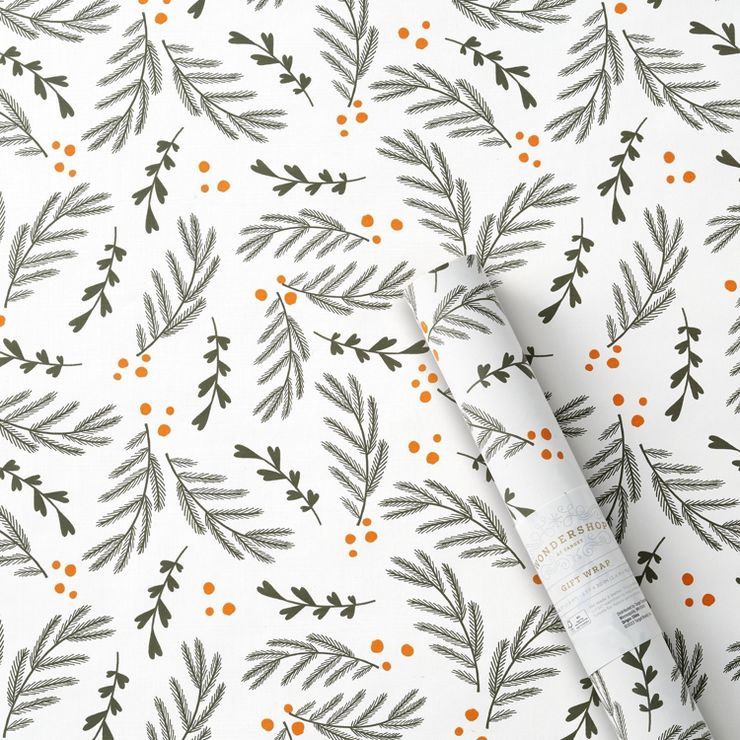 20 sq ft Sprig Gift Wrap - Wondershop™ | Target