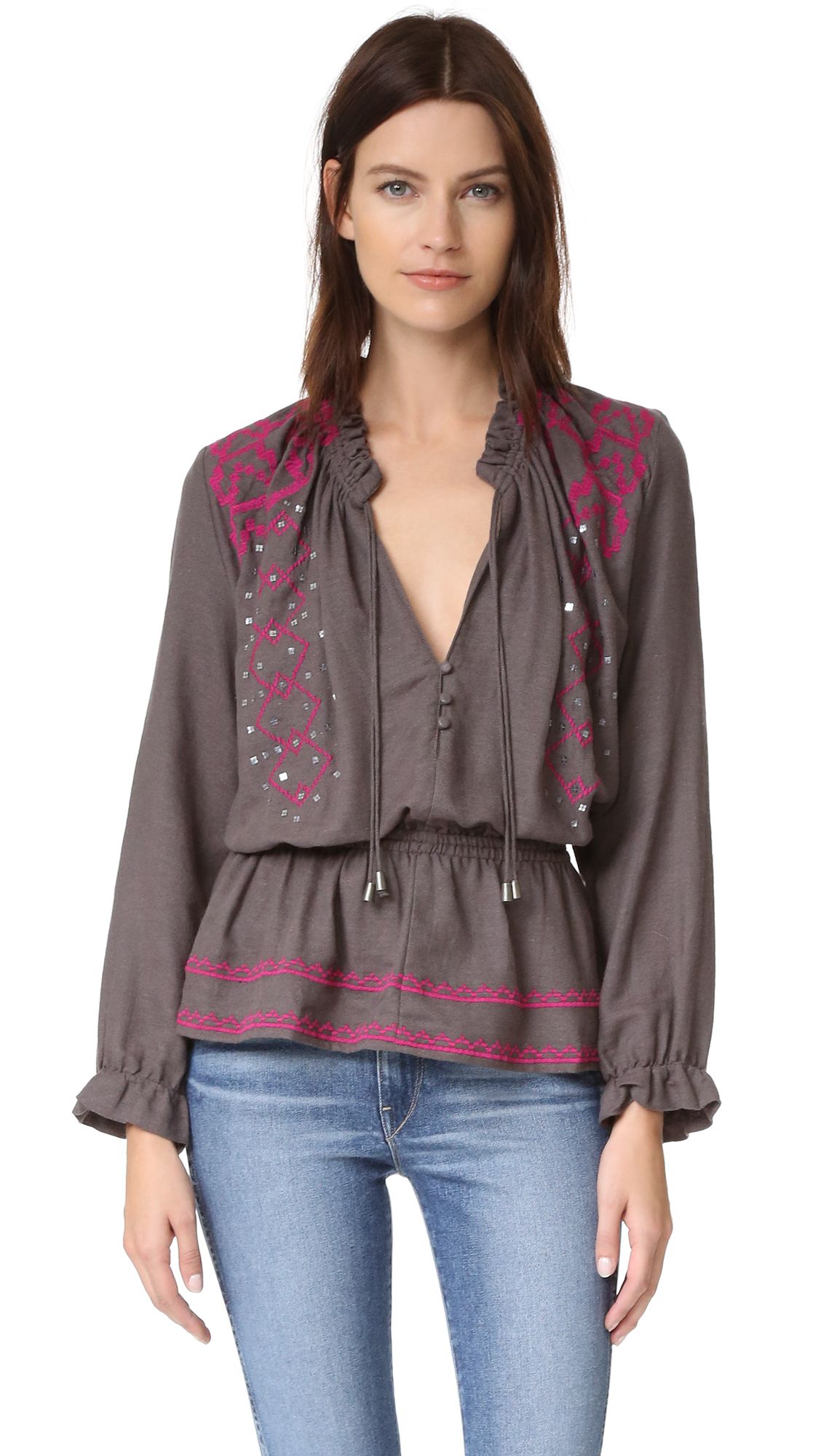 Embroidered Blouse | Shopbop