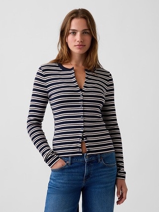 Modern Crewneck Cardigan | Gap (CA)