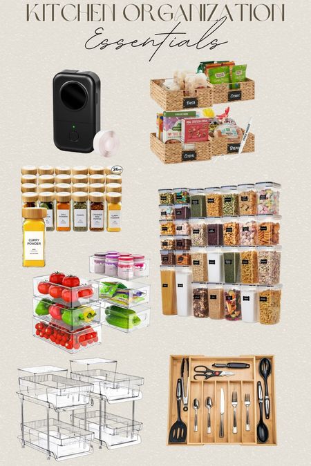 Kitchen organization essentials! This is your sign to get a label maker! This one’s from Amazon and its on sale!

#LTKhome #LTKfindsunder50 #LTKSeasonal