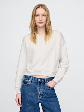Heavyweight French Terry Oversized Sweatshirt | Gap (US)
