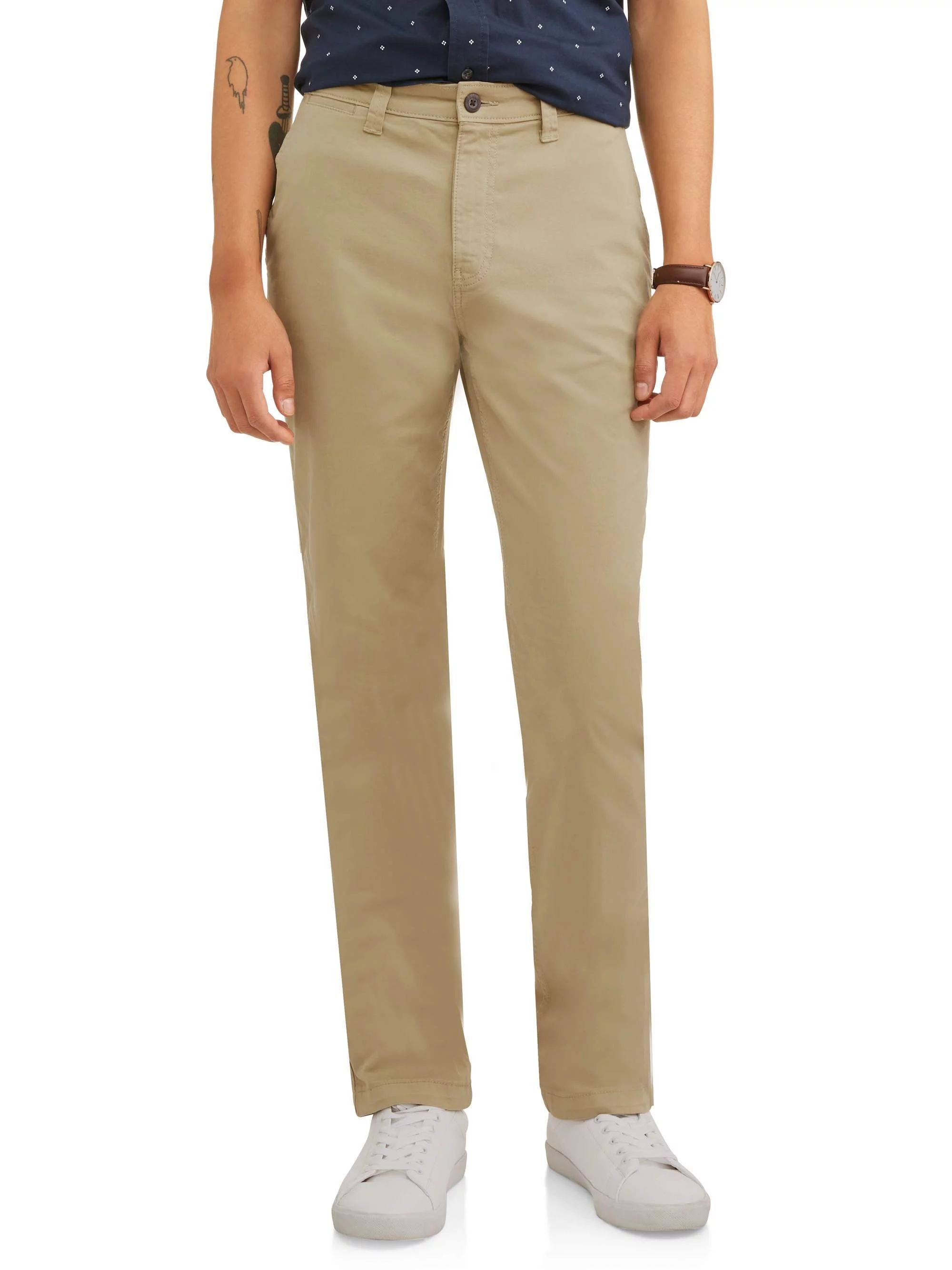 George Men's Slim Chino Pants - Walmart.com | Walmart (US)