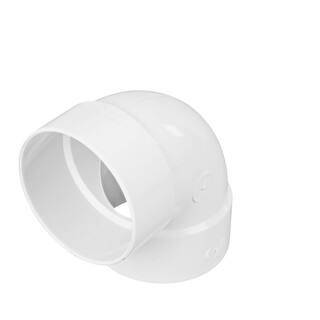 NDS 4 in. Hub x Hub PVC S&D 90-Degree Elbow Fitting 4P02 - The Home Depot | The Home Depot