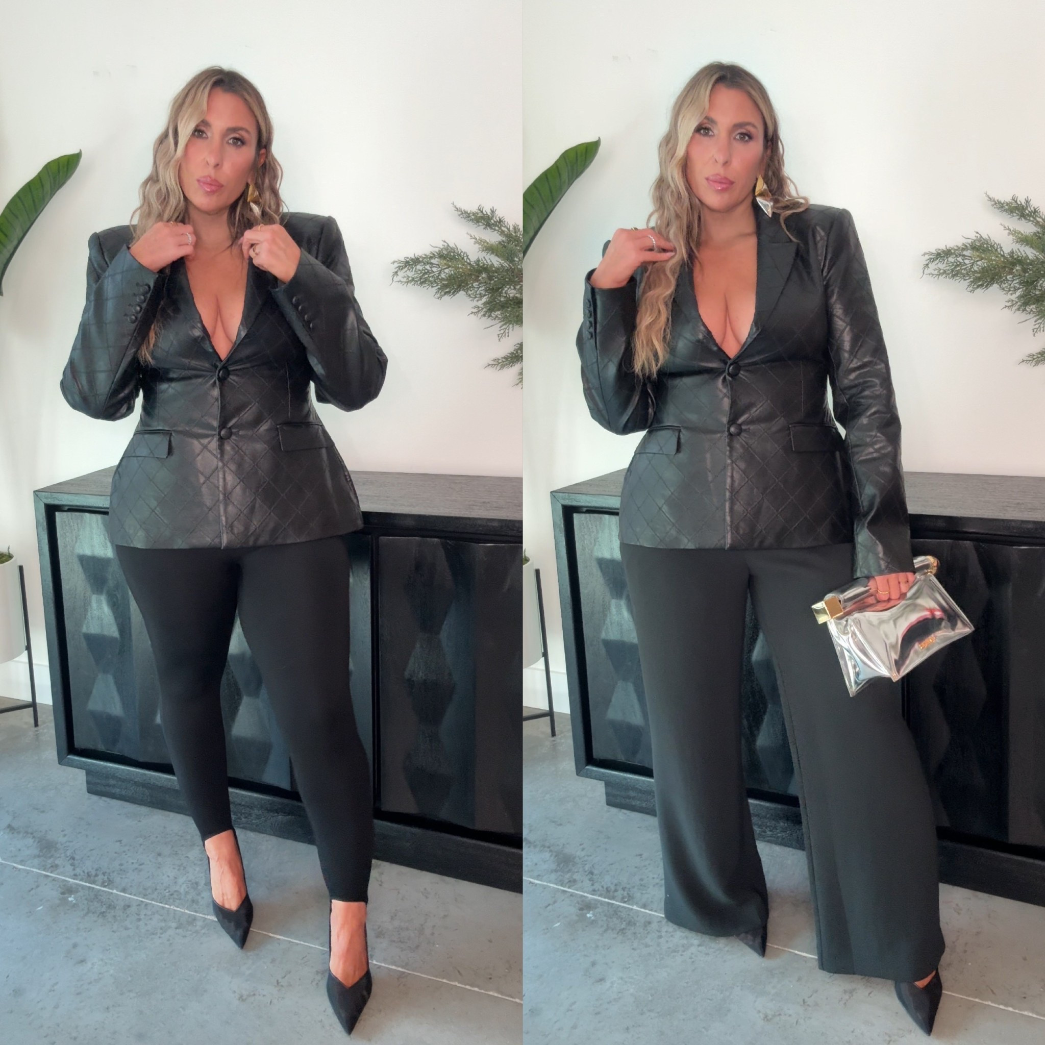 Boss Chic Outfit

blazer size L (if over a 36DD) the chest will be too small to wear closed. There is a matching pant linked. 

spanx stirrup legging size L reg length. also linked the naked wardrobe closed foot legging. 

trousers size 32L (14)
 
#LTKOver40 #LTKootd #LTKMidsize

#LTKMidsize #LTKootd #LTKOver40

#LTKTall #LTKMidsize