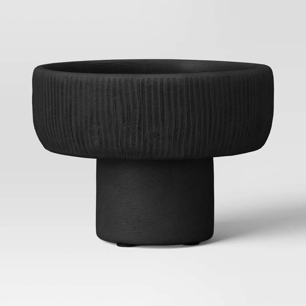 Pedestal Ceramic Bowl Black - Threshold™ | Target