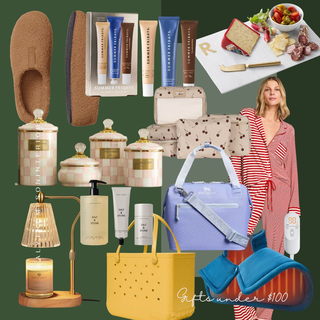Gifts under 100 | Trending Gifts | Gifts for Her | Gifts for Him | Women's Pajamas | Packing Cubes | Slippers | Monogrammed Marble Board | Cooler Bag | Stanley | Bogg Bag | Gifts for Men | Summer Fridays 

 #LTKGiftGuide #LTKOver40 #LTKFindsUnder100