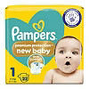 Pampers New Baby Size 1, 22 Newborn Nappies, 2kg-5kg, Carry Pack | Boots.com
