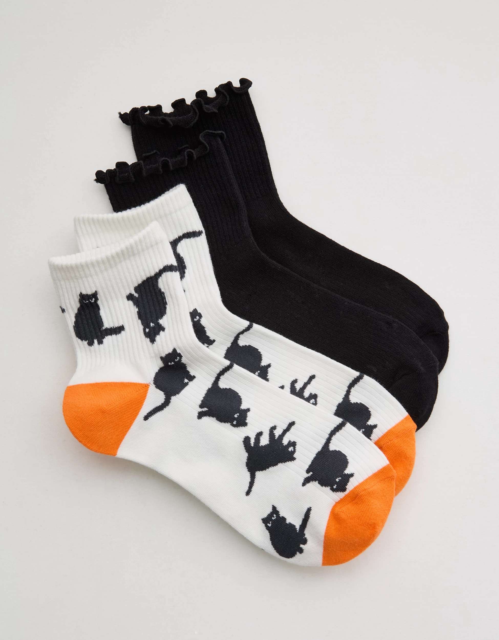 Aerie Ribbed Cotton Quarter Sock 2-Pack | American Eagle Outfitters (US & CA)