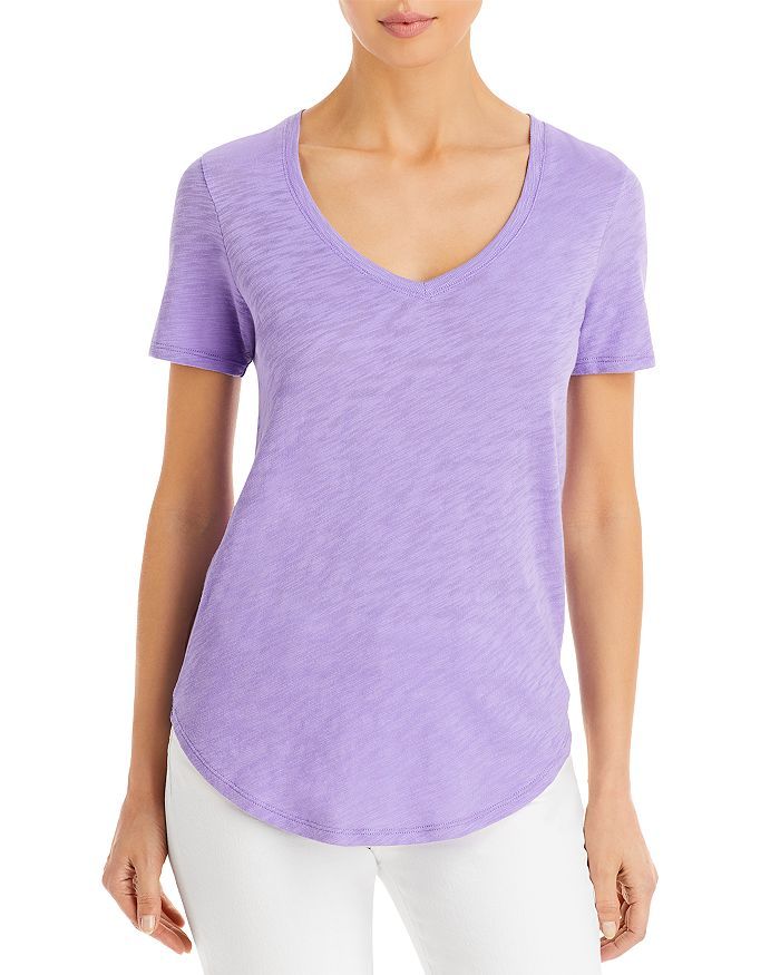 Short Sleeve V-Neck Tee | Bloomingdale's (US)