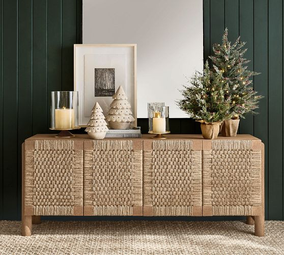 Bolinas Woven Buffet (75") | Pottery Barn (US)