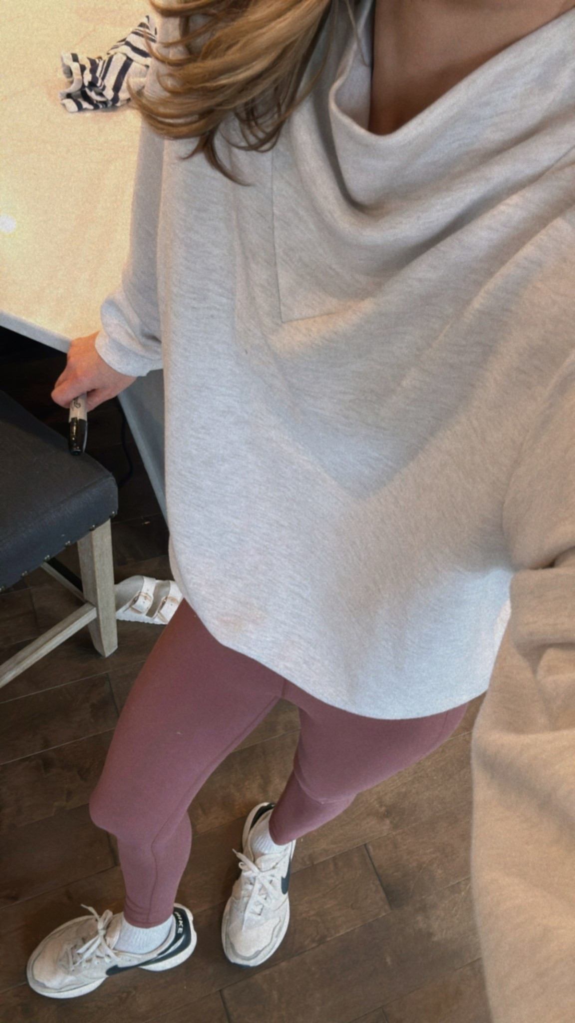 Comfy mom lounge outfit. Leggings and pullover from varley 

#LTKFindsUnder100 #LTKActive