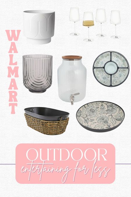 Went into Walmart this weekend and saw SO many cute patio and hosting pieces for summer! Cant be the Walmart prices 😜 