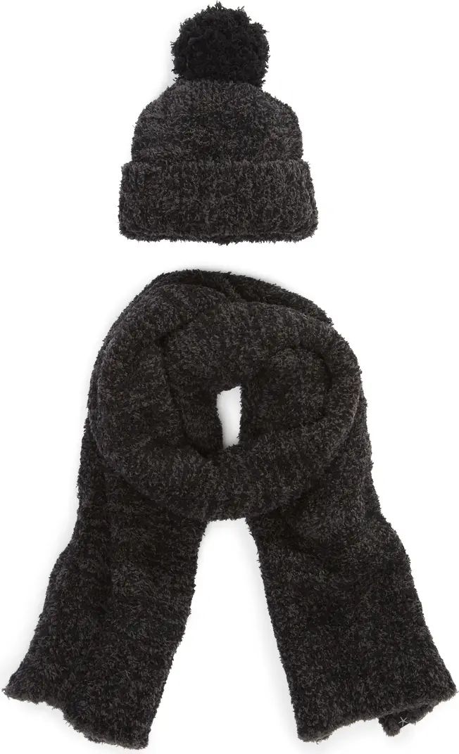 Barefoot Dreams Pompom Beanie & Scarf Set | Nordstrom