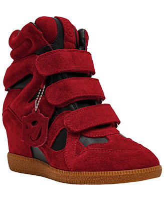 Women's Mavis High Top Wedge Sneakers | Macy's
