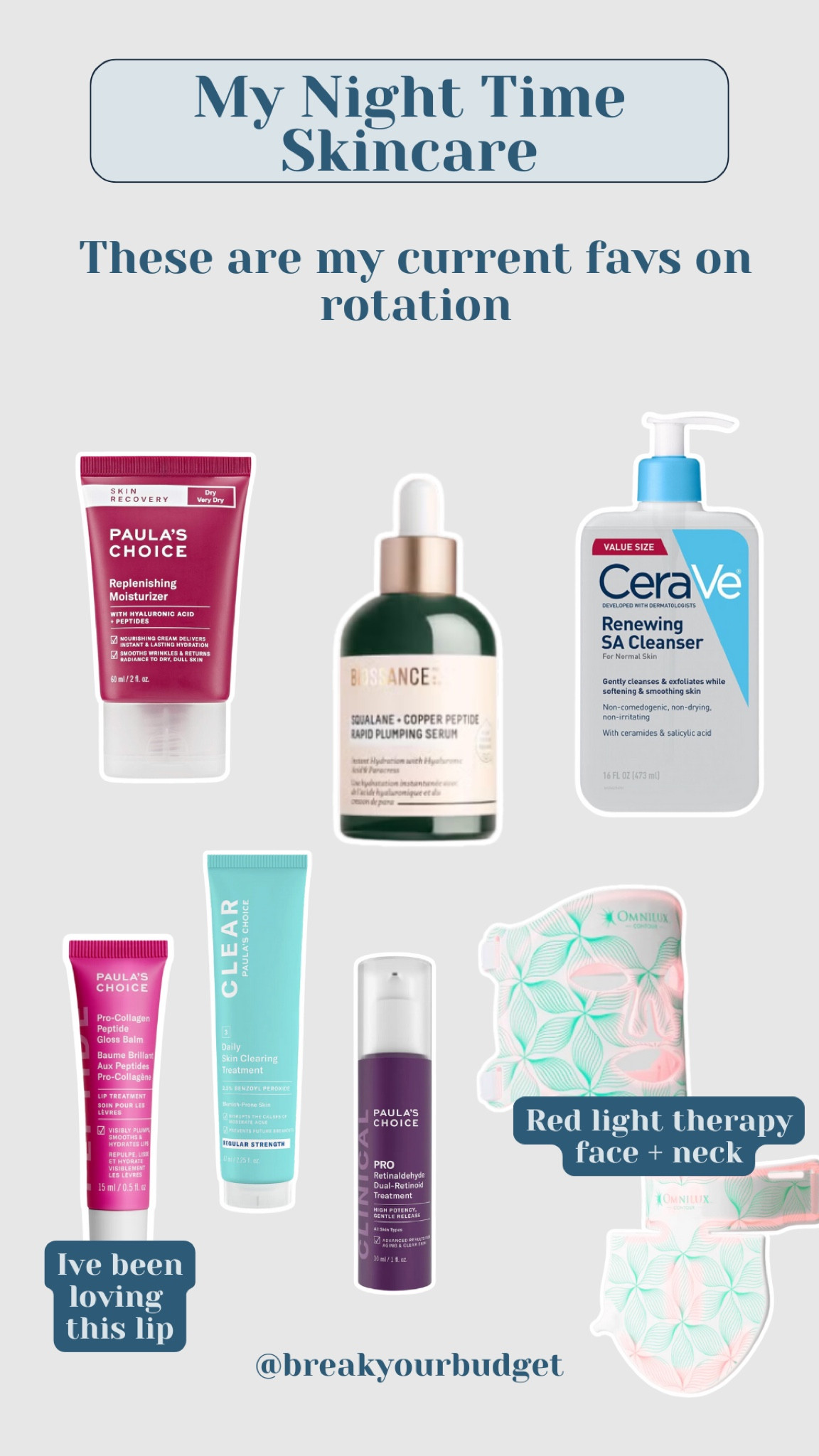 My night time skin rotation #skincareroutine #paulaschoice 

#LTKFindsUnder100 #LTKBeauty #LTKStyleTip