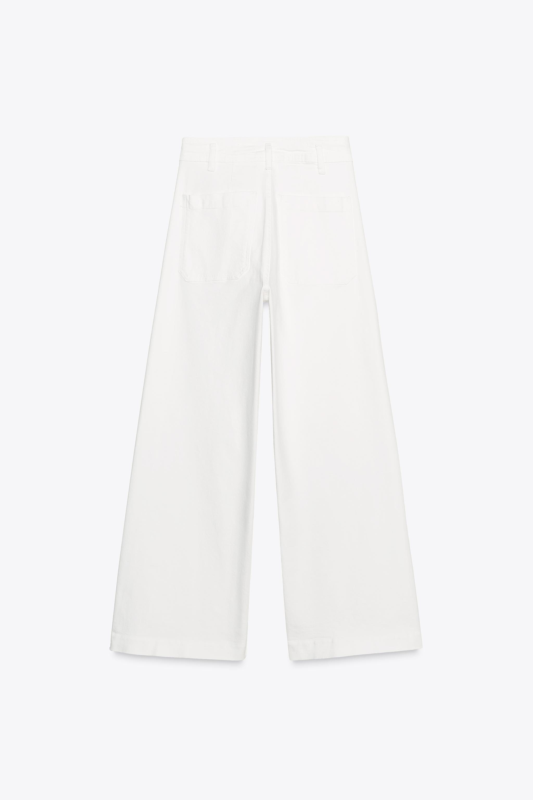 ZW COLLECTION HIGH WAIST WIDE LEG JEANS | Zara US