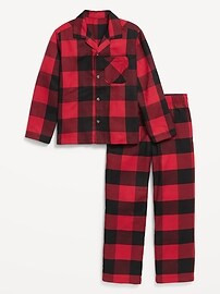 Gender-Neutral Matching Flannel Pajama Set for Kids | Old Navy (US)