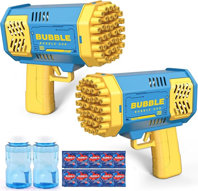Toys for 3-8 Year Old Boys Girls: 2 Pack Bubble Machine for Kids with Bubble Solution, Gifts for ... | Amazon (US)