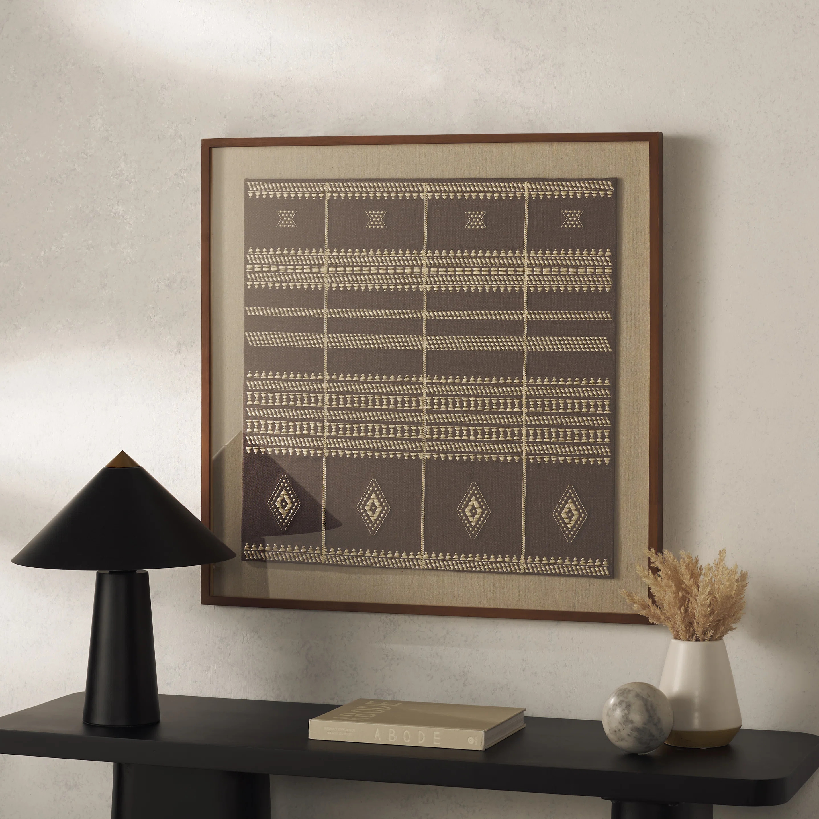 Zarra 30x30 Textile Art | Wayfair North America