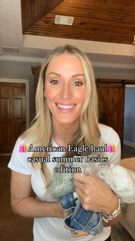 American Eagle haul- casual summer basics edition!

Denim shorts, graphic tee, casual summer outfit, AE, Arrie

#LTKSeasonal #LTKover40 #LTKstyletip