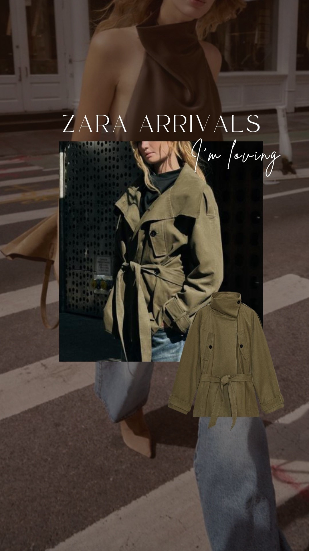 Cropped olive green trench (from Zara)  

#LTKWorkwear #LTKSeasonal #LTKFindsUnder100