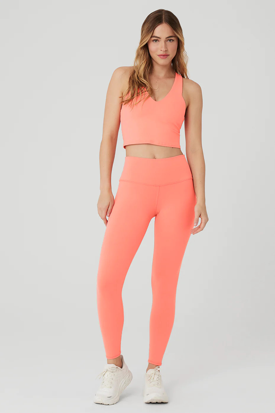 Airbrush Real Bra Tank & 7/8 High-Waist Airbrush Legging Set | Alo Yoga