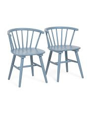 set of 2 22x31 spindle back dining chairs | TJ Maxx
