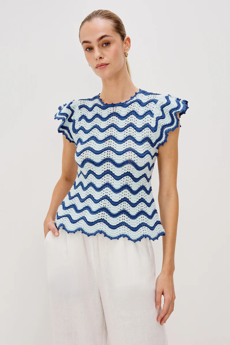 COEN TOP - AZURE SCALLOP | Rails