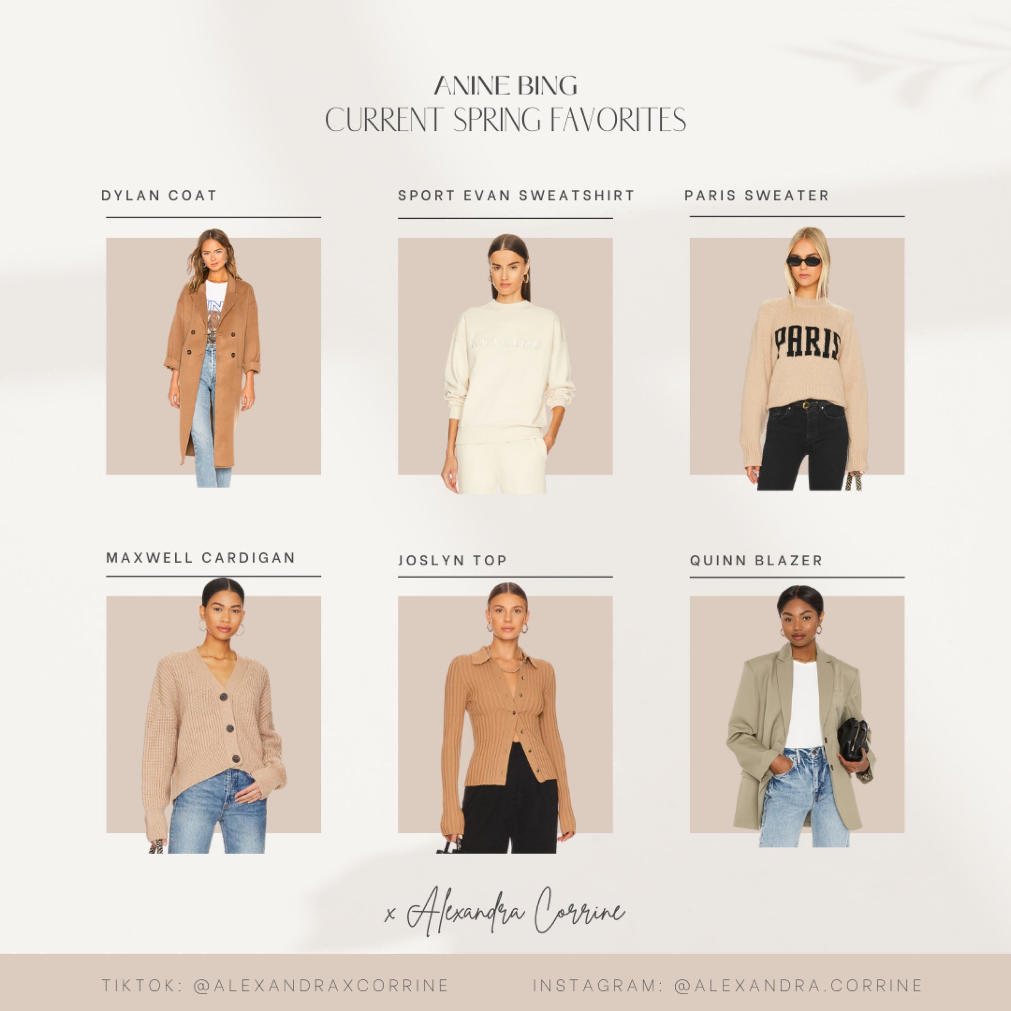 Anine Bing favorites 🤎

Neutrals, spring, summer, fashion, style, revolve, anine bing, sweaters, cardigan, accessories 

#LTKunder100 #LTKshoecrush #LTKfit