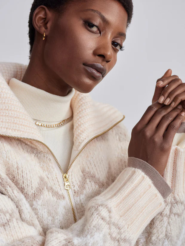 Brooke Fairisle Knit Jacket | Varley UK | Varley UK