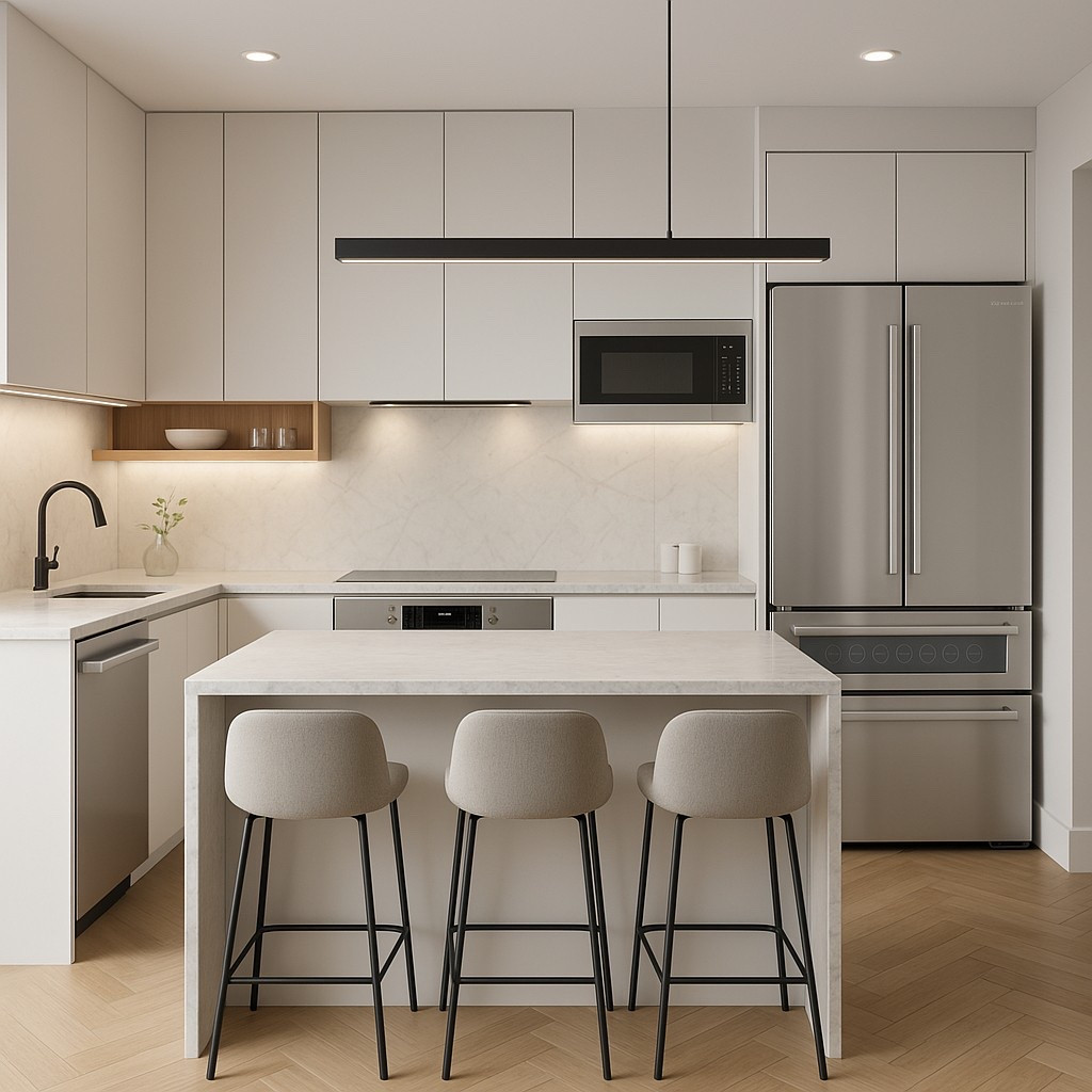 ⭐️The Beauty of a Minimalist Light Kitchen

Clean lines. Soft tones. Pure functionality. A minimalist kitchen creates a calm, open space where every detail has purpose.

Pair it with Bosch appliances, like the sleek 800 Series French Door Fridge, for energy efficiency, smart features, and seamless style.

Less clutter, more clarity ✨

Modern living starts here.
#MinimalistKitchen #BoschAppliances #KitchenGoals #LightAndBright #ModernHome #PinterestKitchen

#LTKHome #LTKSaleAlert #LTKStyleTip