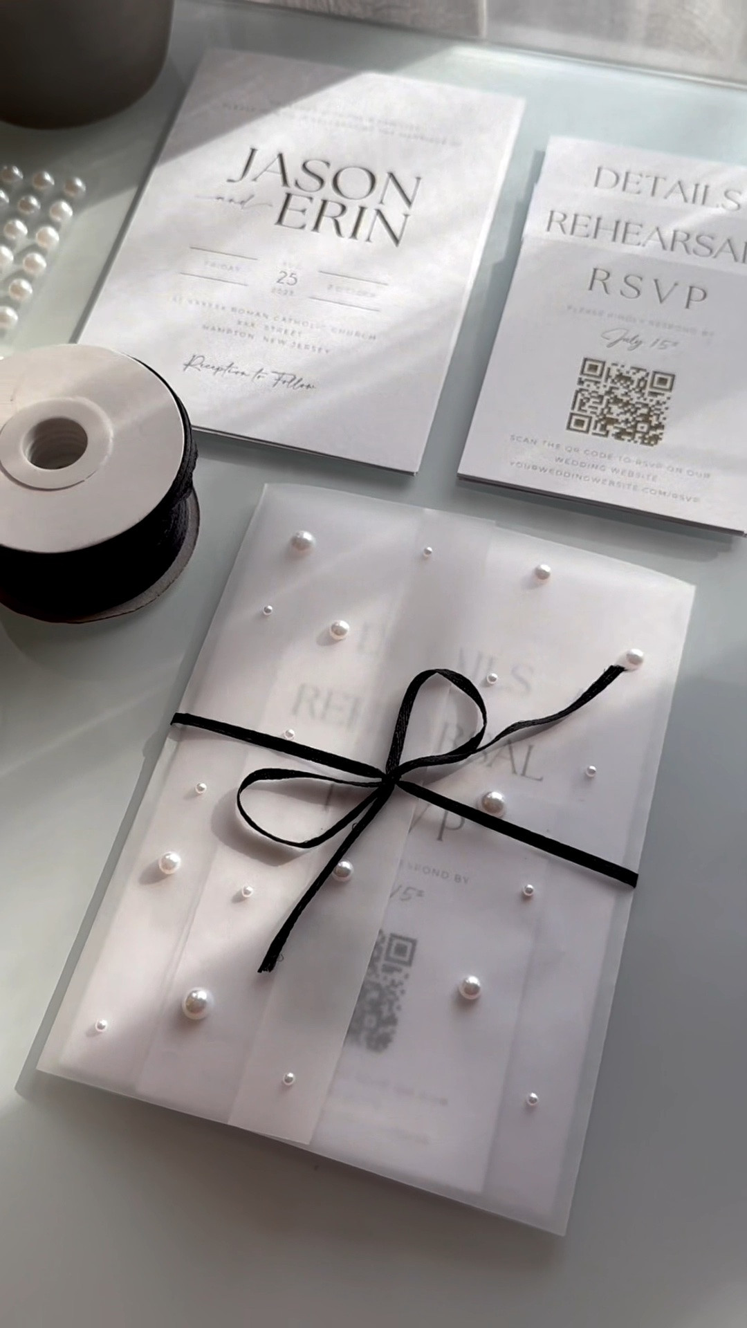 DIY Pearl Invitation Suite ✨

#LTKWedding