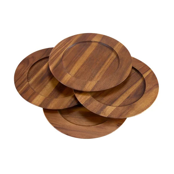 Set of 4 Charger Plates - Bed Bath & Beyond - 38994078 | Bed Bath & Beyond