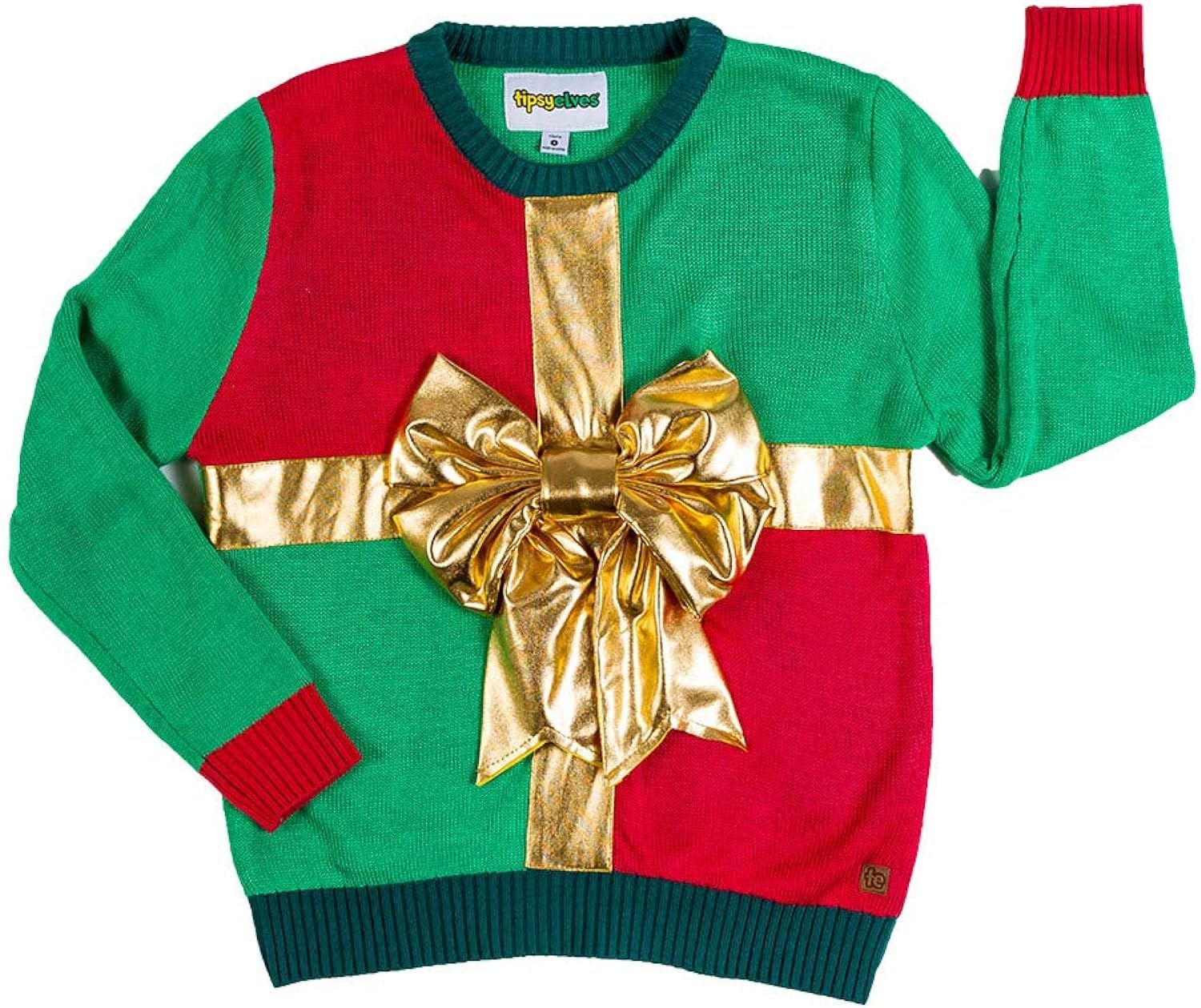 Tipsy Elves Ugly Christmas Sweaters for Children - Tacky Boys and Girls Kid's Holiday Pullovers | Amazon (US)