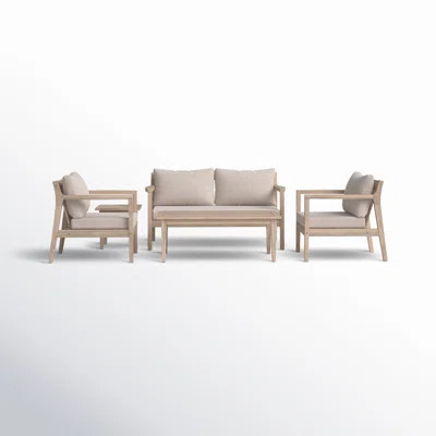 Amina 5 Piece Sofa Seating Group with Cushions | Wayfair North America