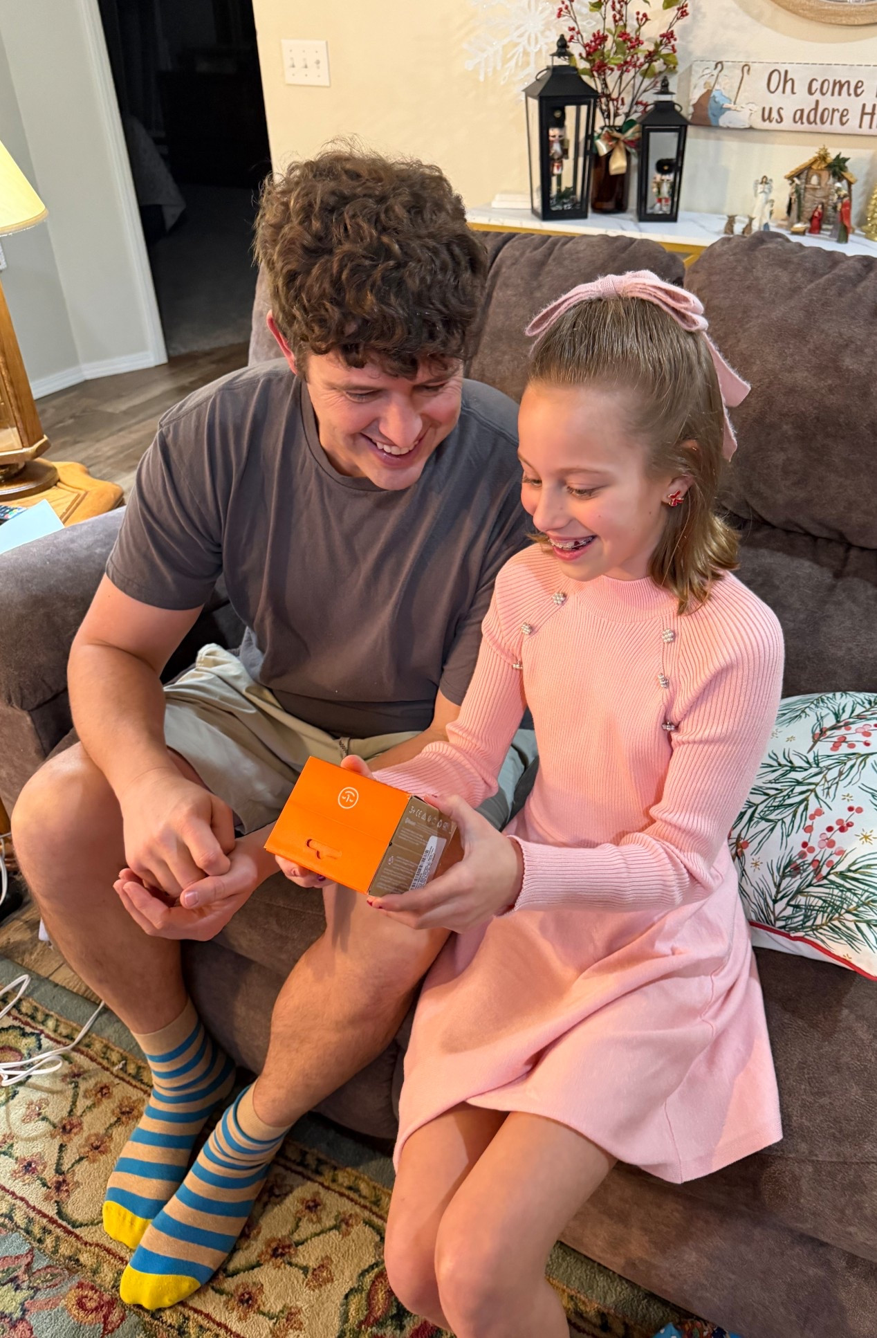 Kids gift idea for boys or girls💡 

My girl was most excited to receive this Yoto mini audio player! Screen free audio with audio books, alarm clock, okay to wake clock, goodnight stories, yoto radio/podcast and kid friendly songs. Perfect for travel, long road trips or airplane rides, or just daily!! I grabbed the pink case for my girl and blue for my boy + matching headphones. They loved it! 

#LTKHoliday #LTKKids #LTKTravel