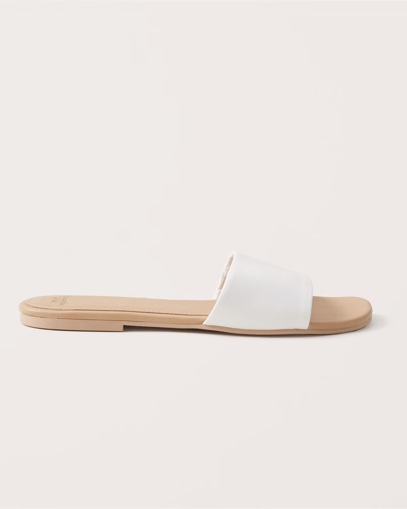 Single Strap Slide Sandals | Abercrombie & Fitch (US)